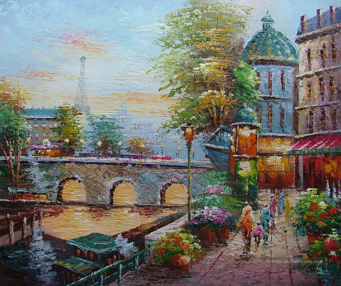 yxj038fB impressionnisme Paris scènes Peintures à l'huile